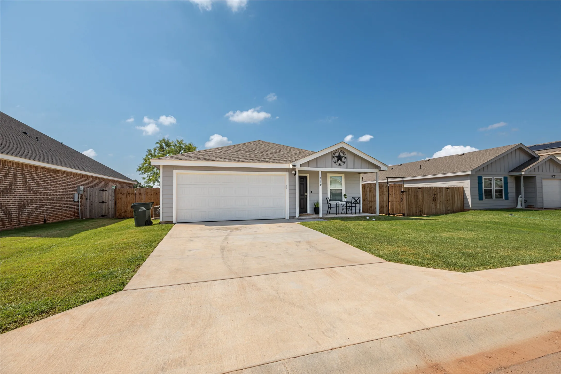 Single Family Residence For Sale in Taylor County , 119 Sage Brush Drive, Abilene, Texas 79602, 3 Bedroom, 2 Bathroom, 2 Garage spaces, 1,209 Sqft, built in 2024, mls#21403283, Real Estate Agent in Abilene, Homes For Sale in Taylor county, Homes For Sale in Abilene, Realtor in Abilene Texas, Real Estate Brokerage Independent Realty Texas, Luminita Cordes Realtor