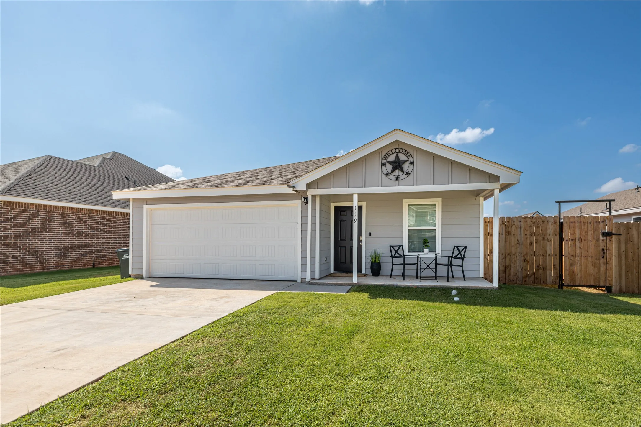 Single Family Residence For Sale in Taylor County , 119 Sage Brush Drive, Abilene, Texas 79602, 3 Bedroom, 2 Bathroom, 2 Garage spaces, 1,209 Sqft, built in 2024, mls#21403283, Real Estate Agent in Abilene, Homes For Sale in Taylor county, Homes For Sale in Abilene, Realtor in Abilene Texas, Real Estate Brokerage Independent Realty Texas, Luminita Cordes Realtor