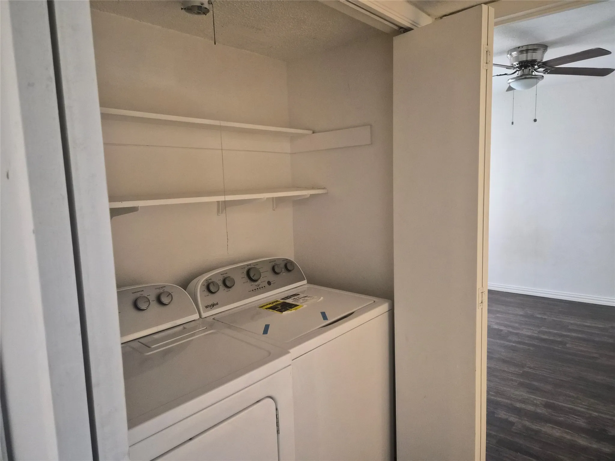 Washer and dryer included