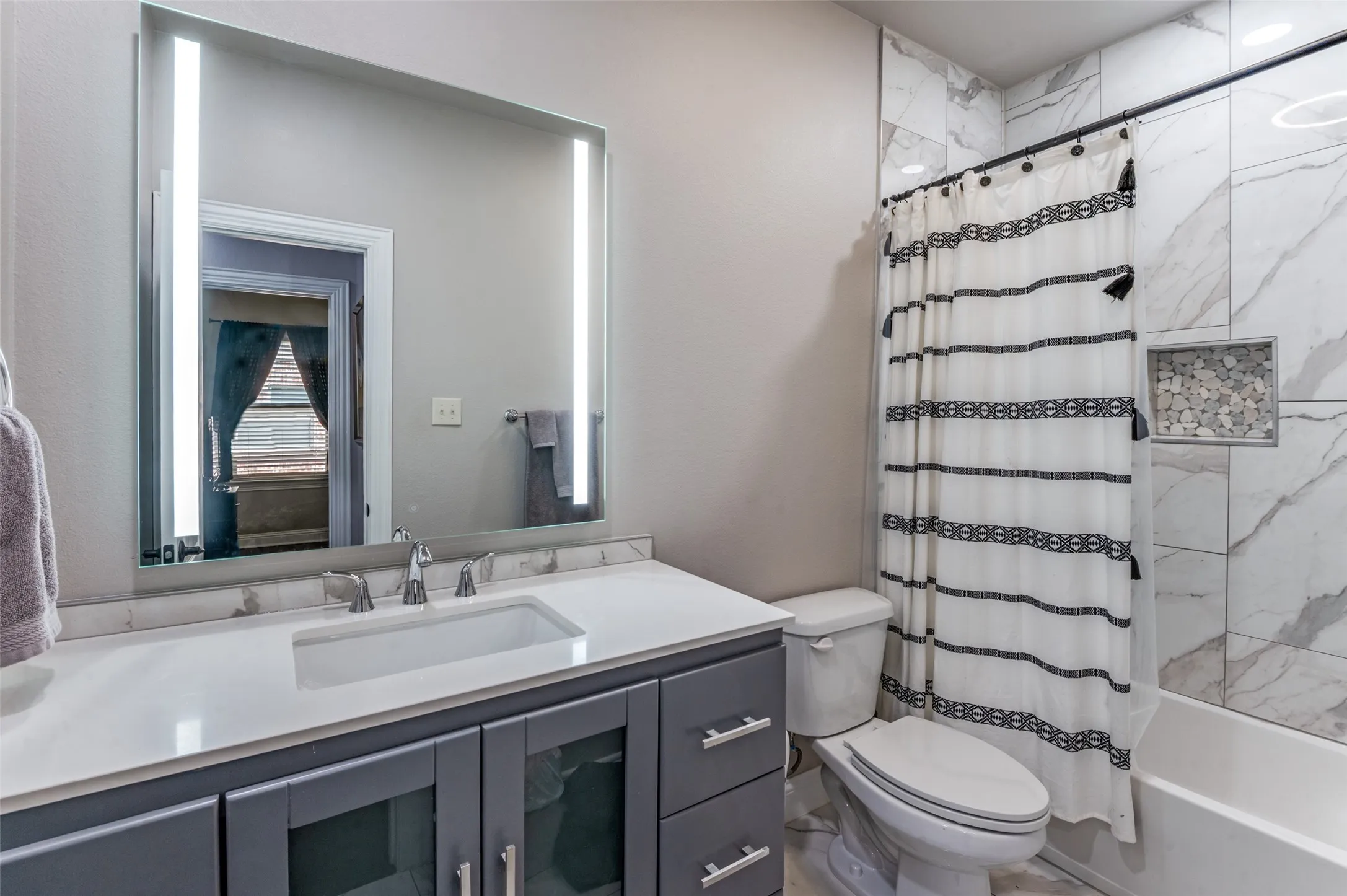 Second Floor Guest Bathroom - Updated and Remodeled