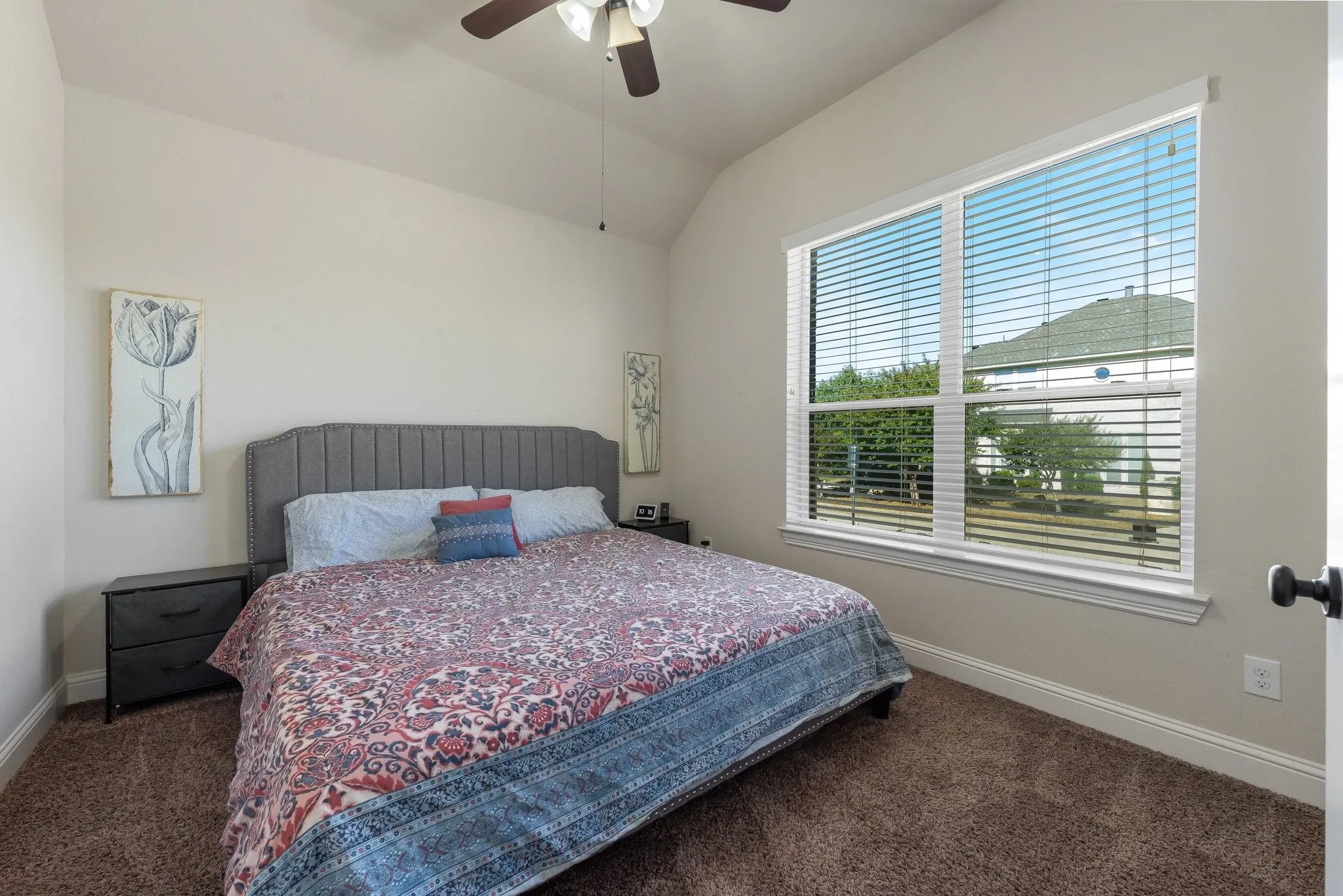 Bedroom #3 has a king size bed