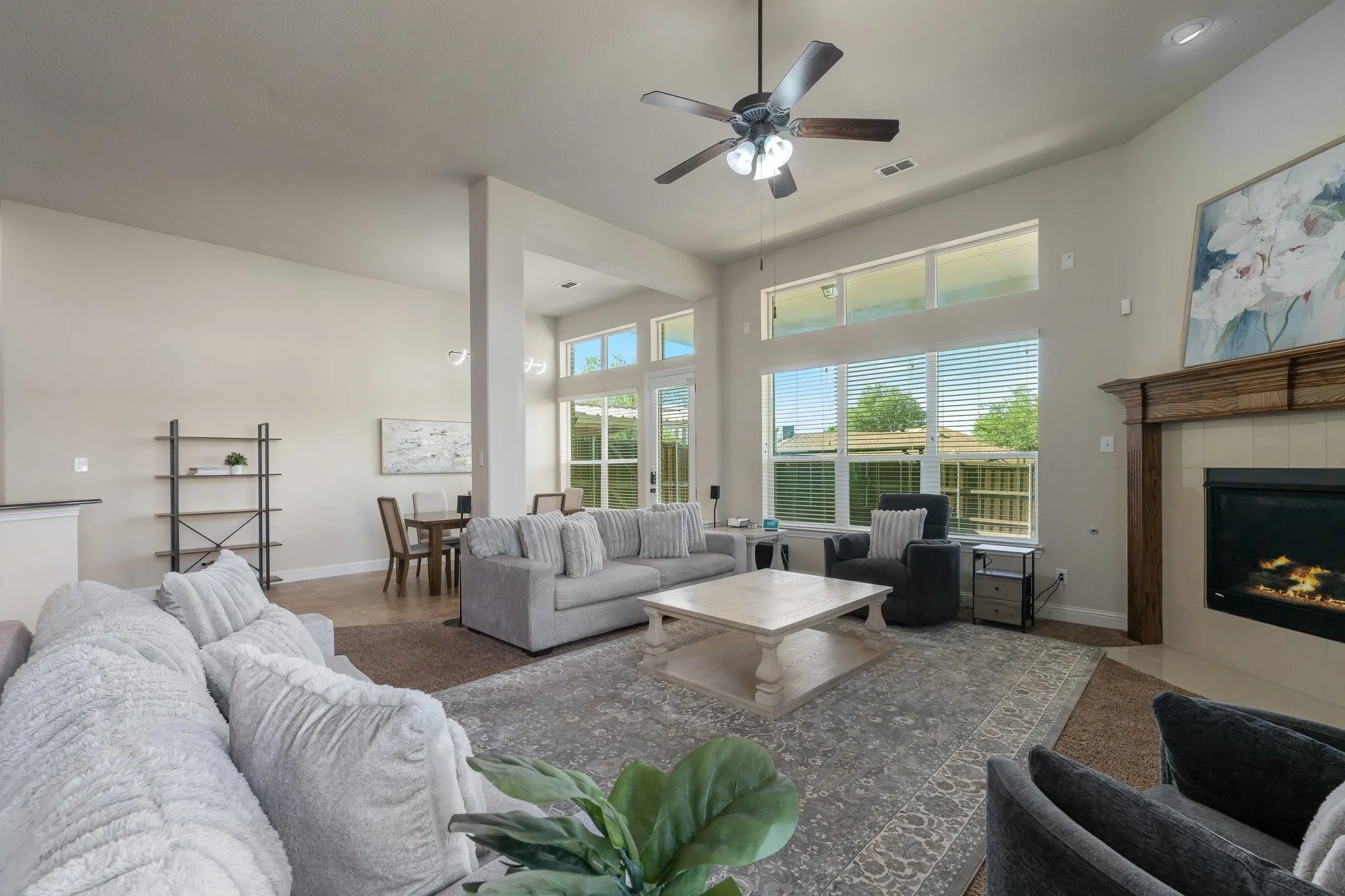 Abundance of natural light fills this home