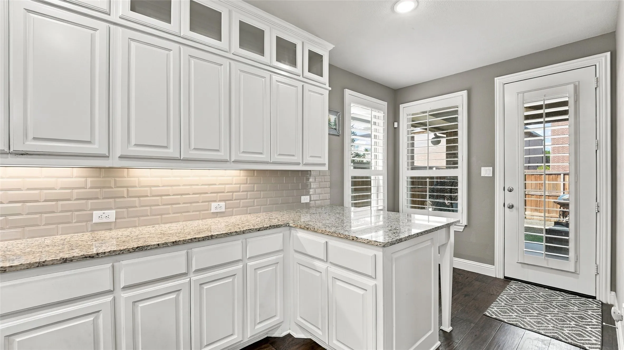 Extended Kitchen with breakfast bar area