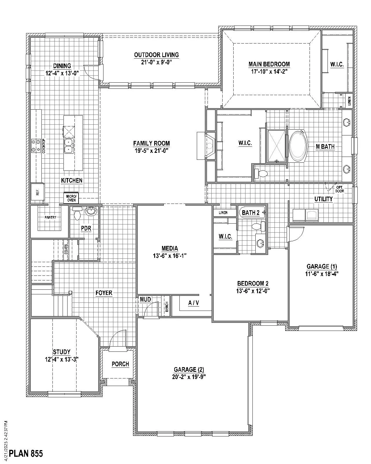 1st level floor plan
