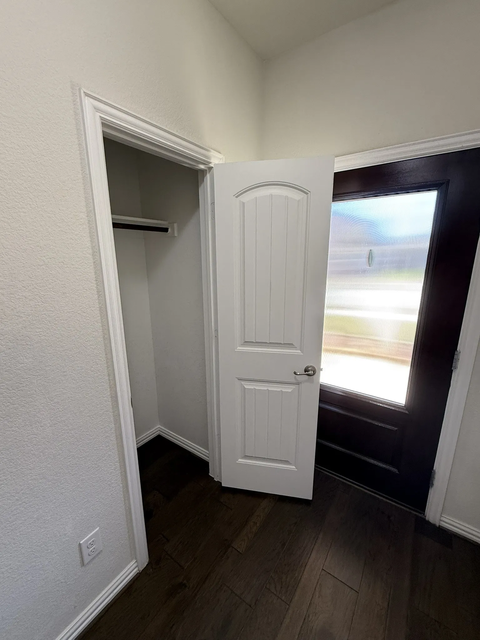 Coat closet off of entry