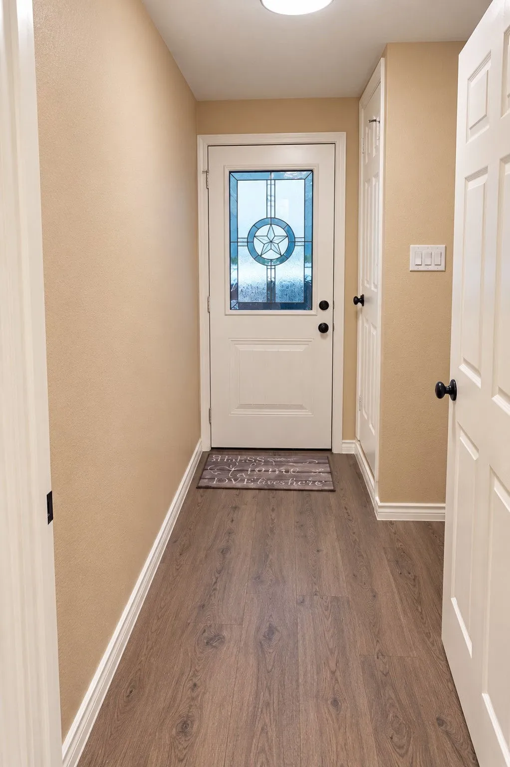 Mudroom entry/exit.