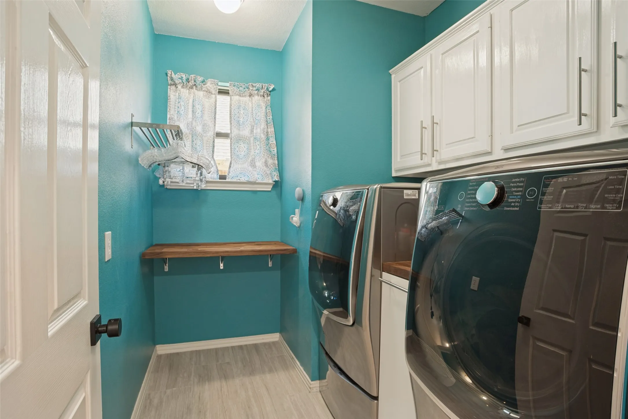 Washer and dryer are included.