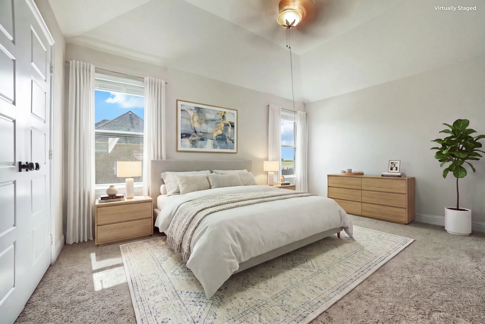 Staged Bedroom