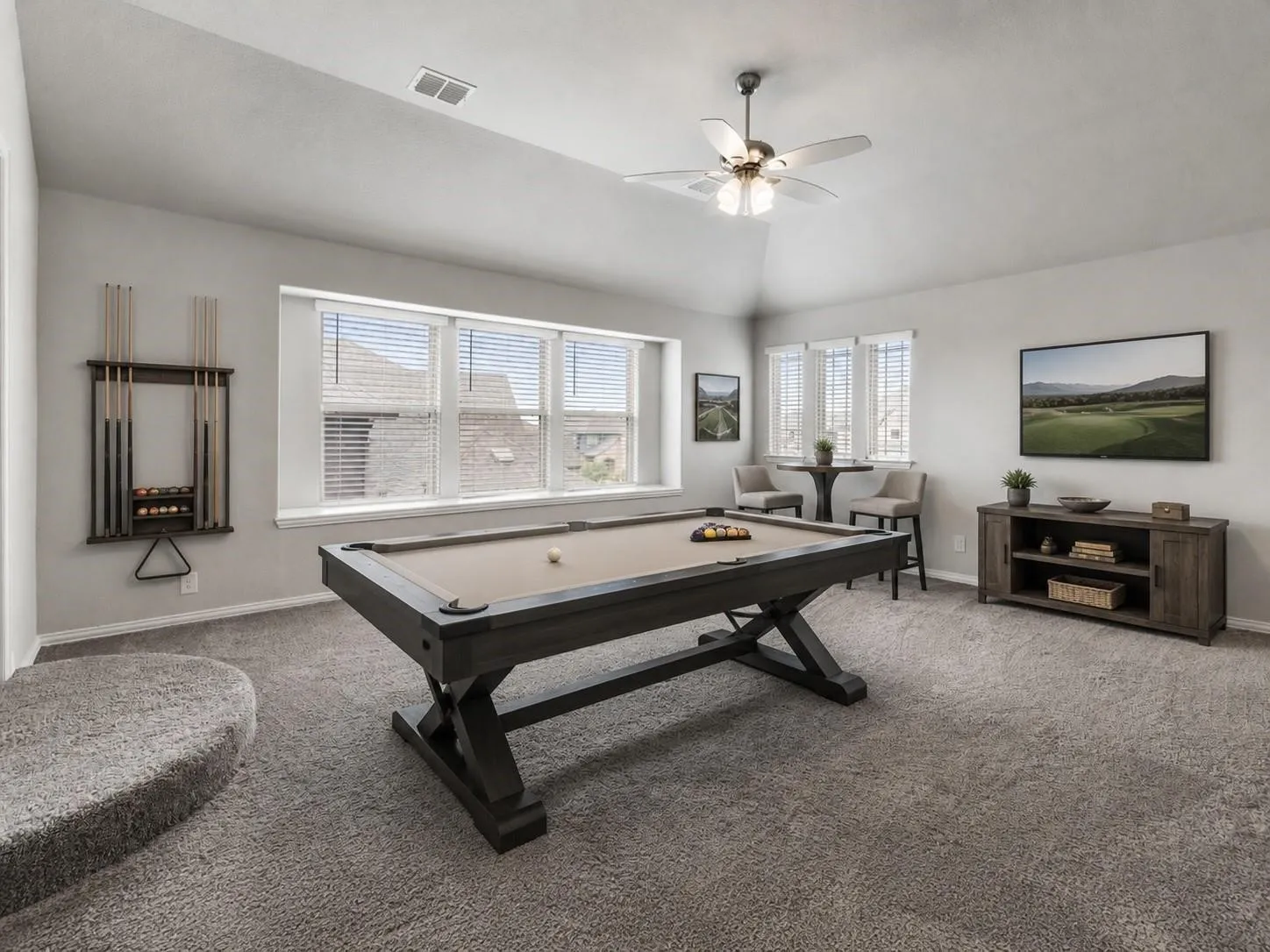 Virtually Staged Game Room