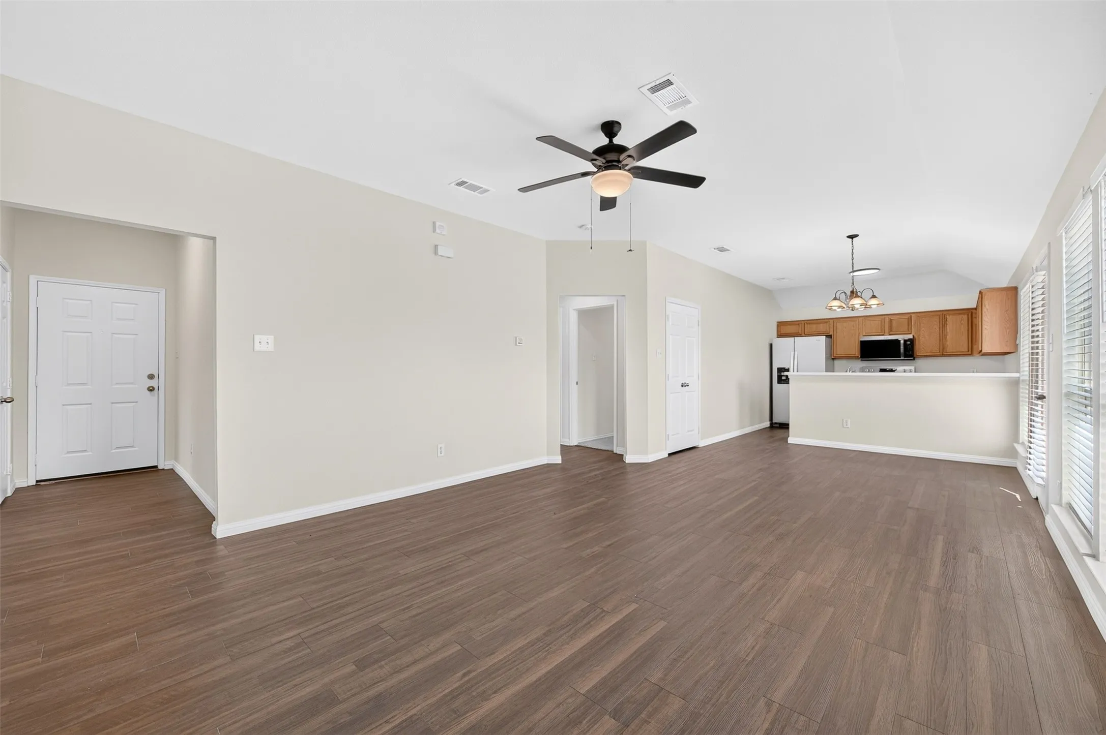 Open-concept layout
