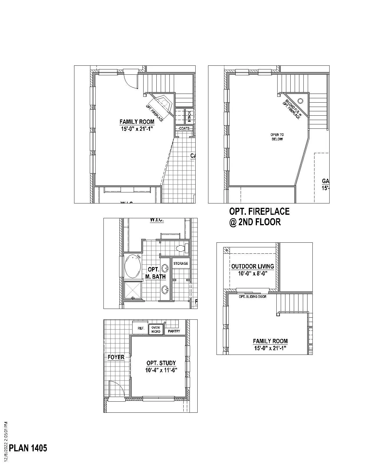 Floor plan options