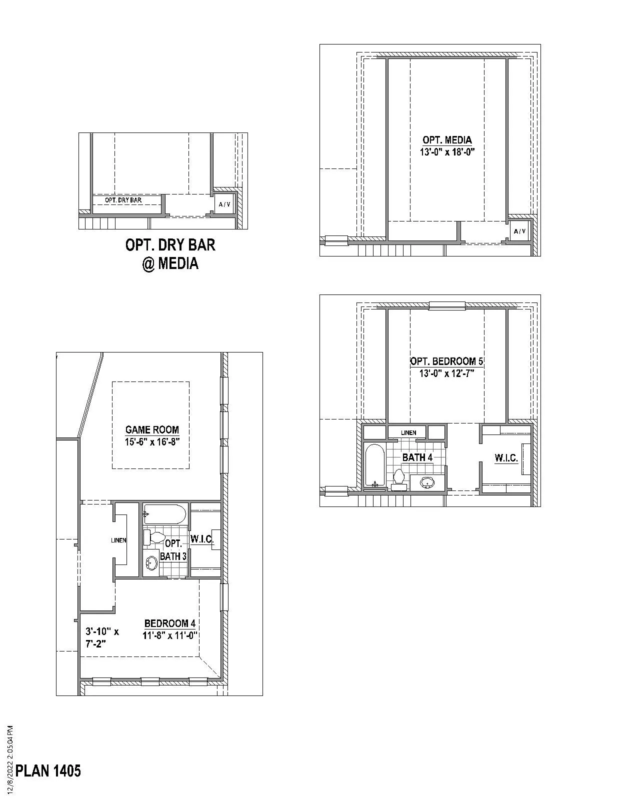 Floor plan options