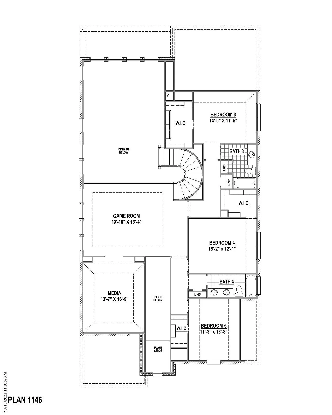 2nd level floor plan