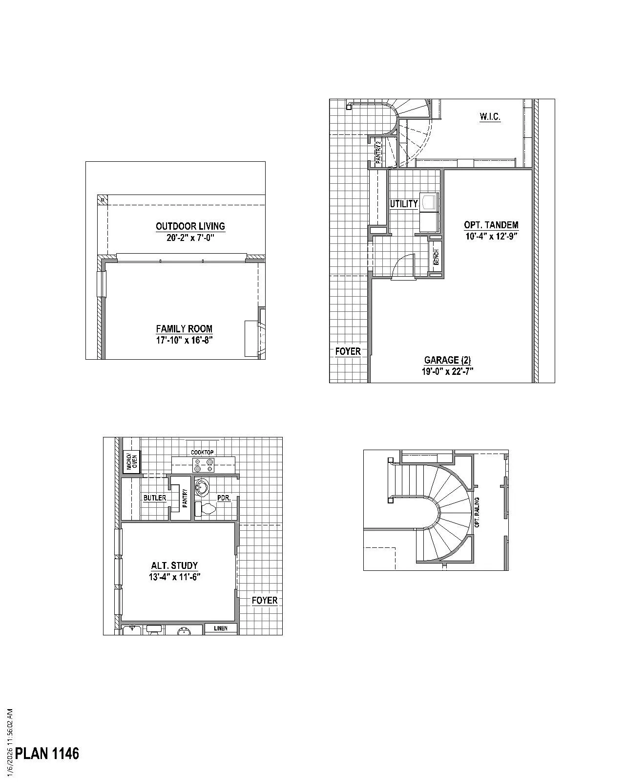 Floor plan options