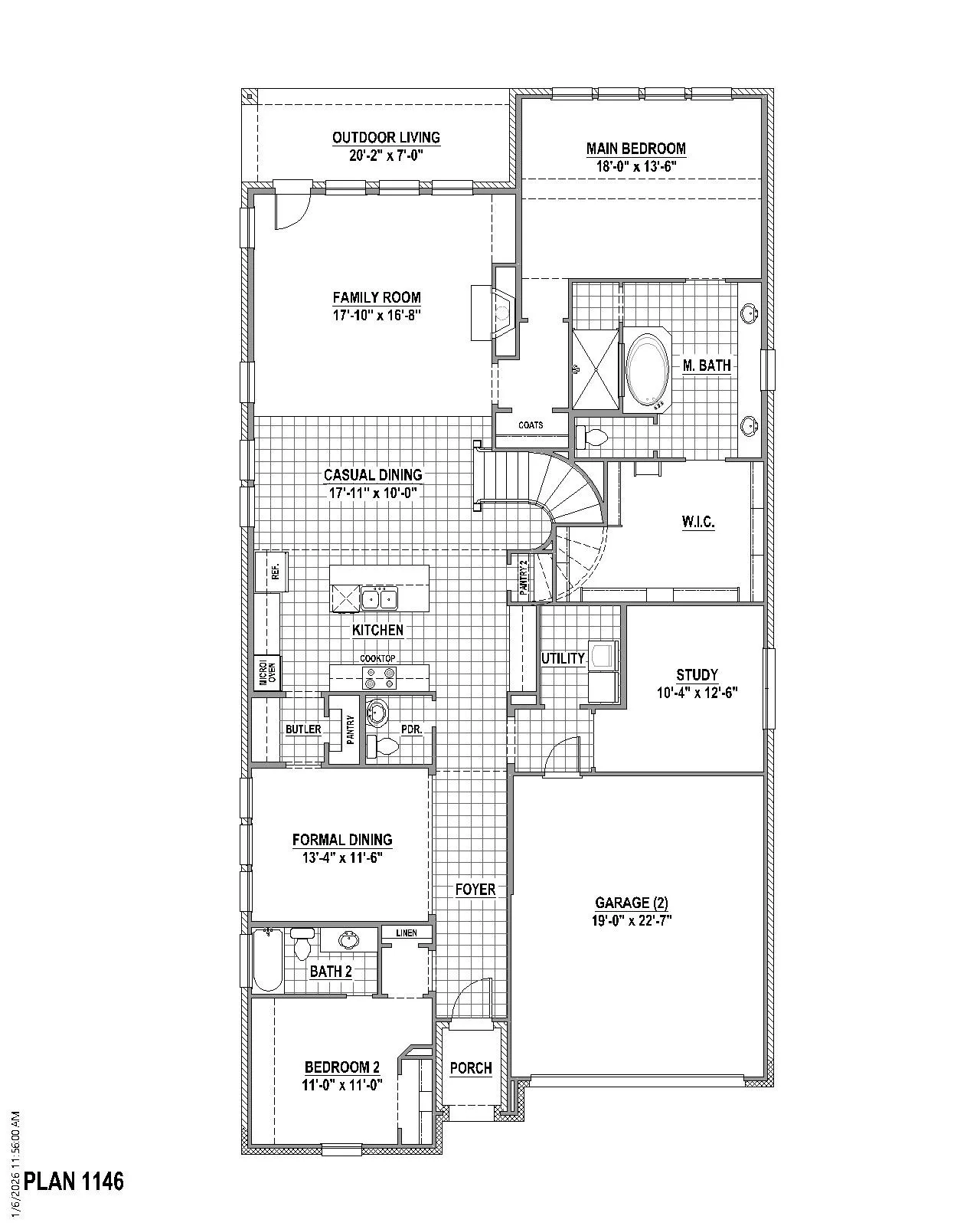 1st level floor plan
