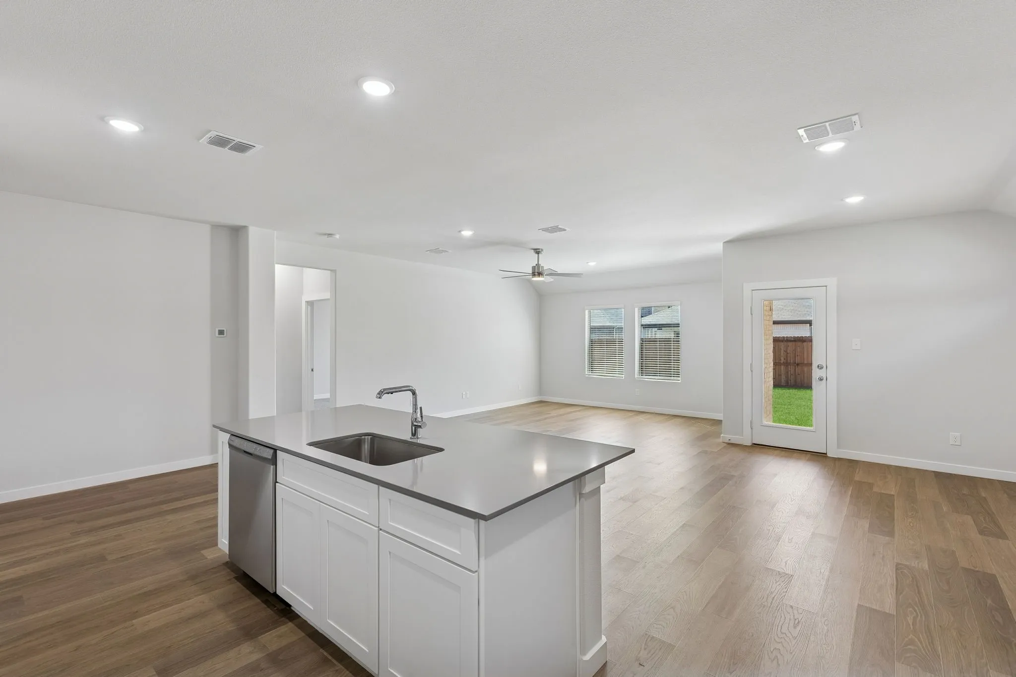 Open Floor Plan in the Harrison home plan – REPRESENTATIVE PHOTO