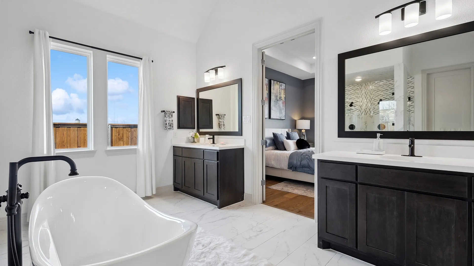 Model home photos of similar floorplans, not pictures of actual home.
