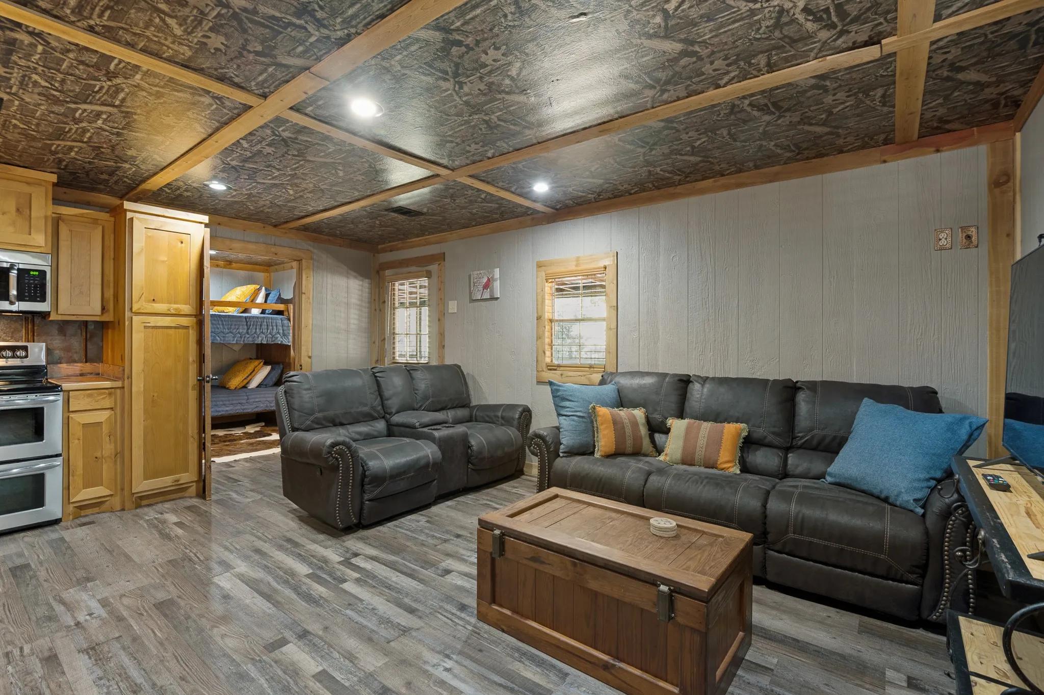 Cabin: living room
