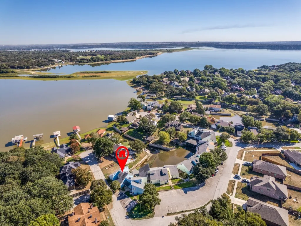 Aerial view of Condo and Eagle Mountain Lake