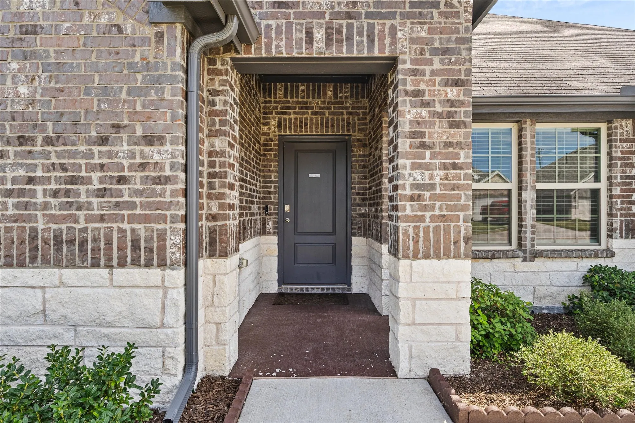 Charming covered entry