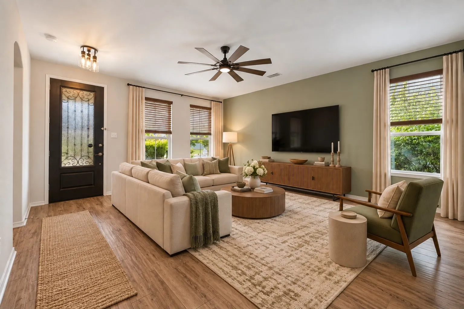Living Room—Virtually Staged