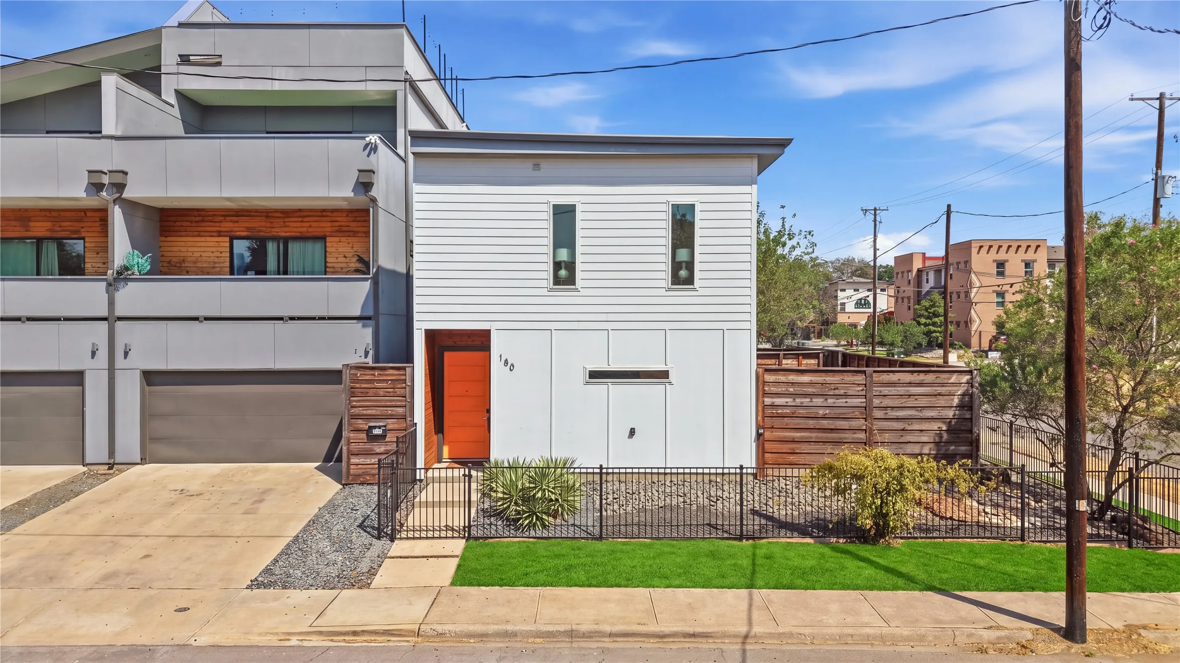 Located on a coveted corner lot and not sharing any walls, like the other duplexes!
