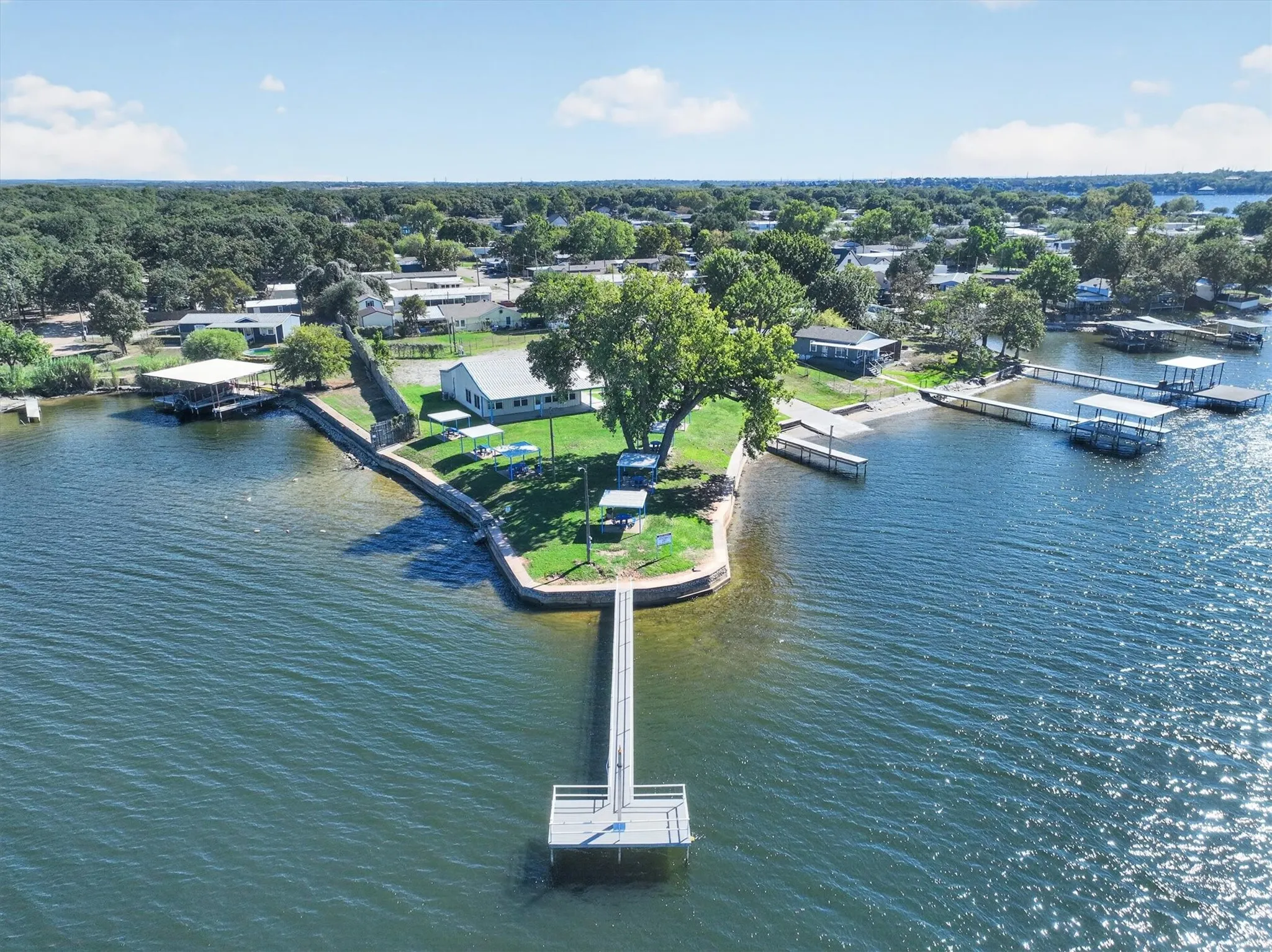Community boat ramp area