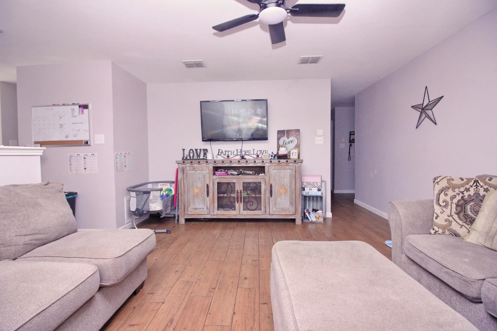 Wood-finish flooring