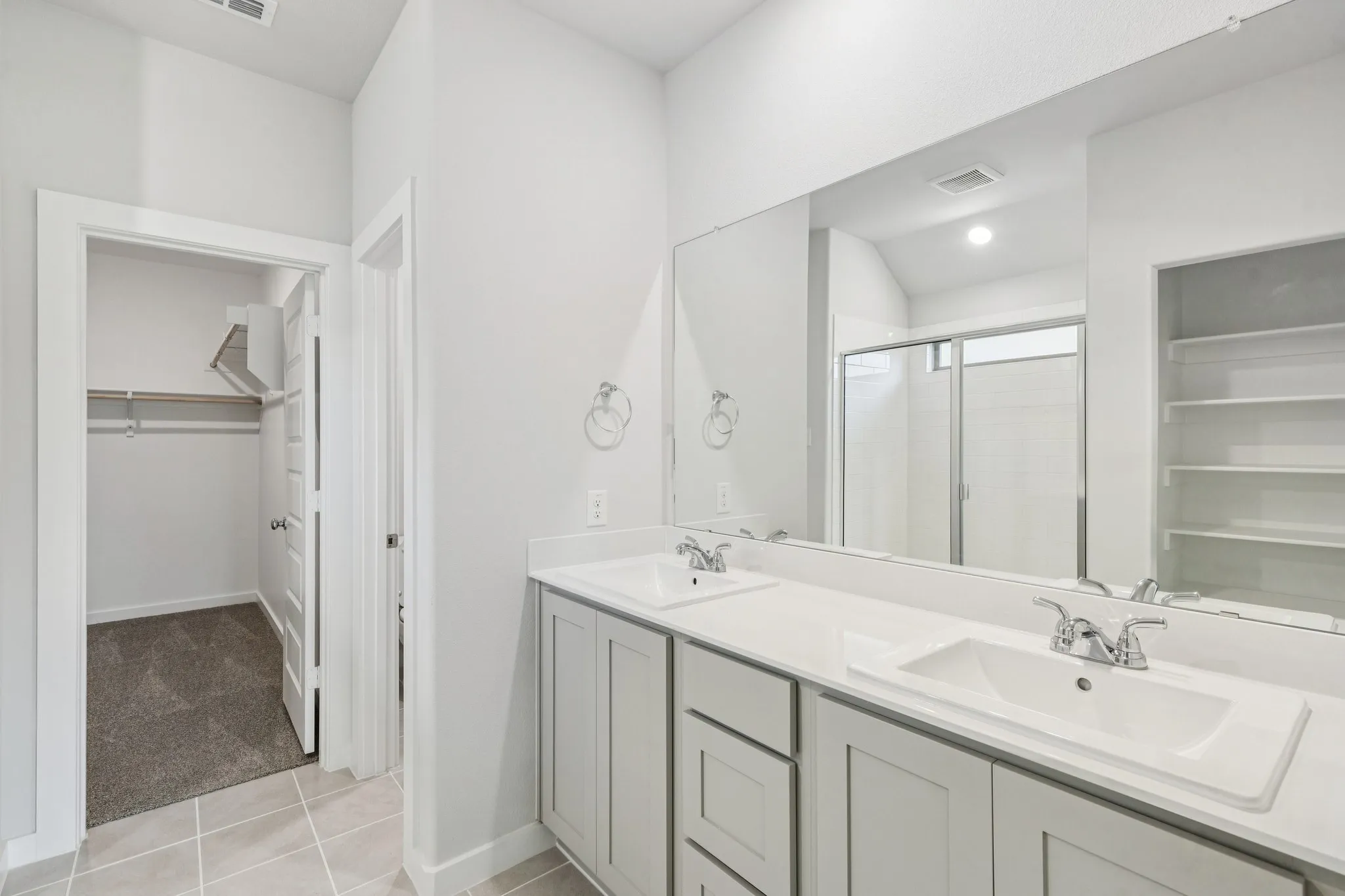 Primary Bathroom in the Oscar home plan – REPRESENTATIVE PHOTO