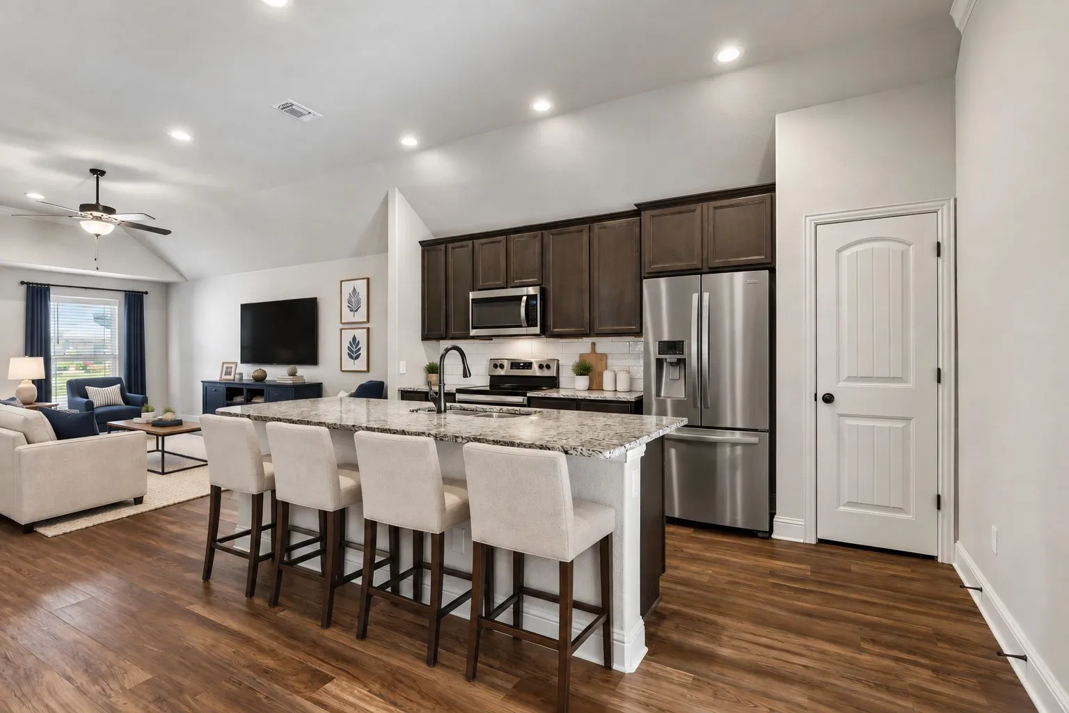 Open Living Floor Plan—Virtually Staged