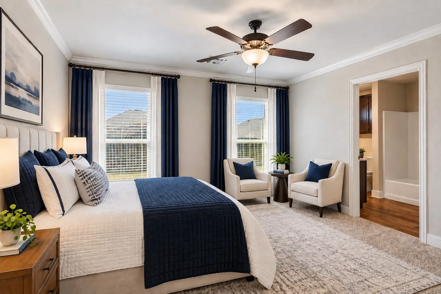 Primary Bedroom—Virtually Staged