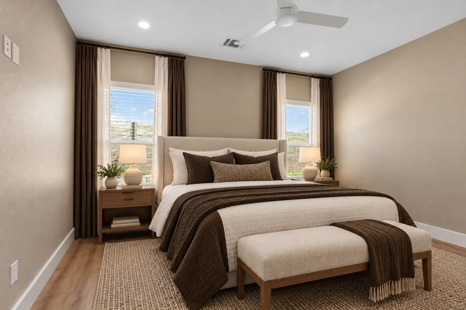 Primary Bedroom—Virtually Staged