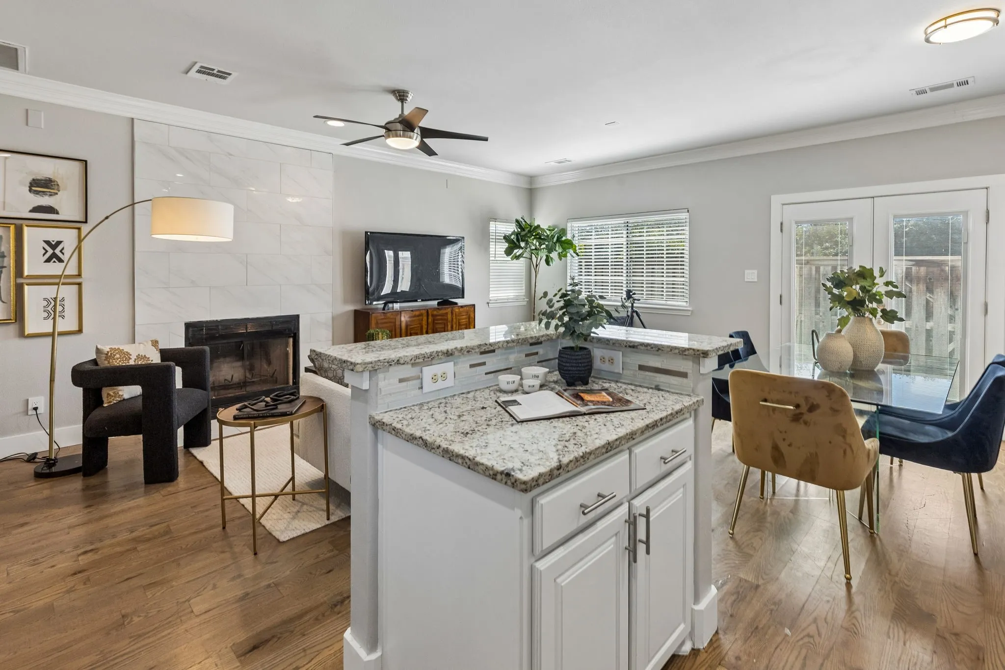 Kitchen island with storage