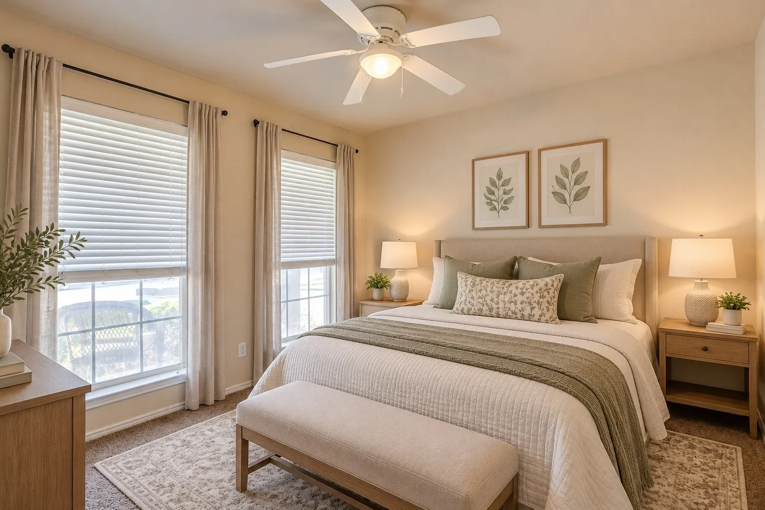 Bedroom 3 - Virtually staged with AI