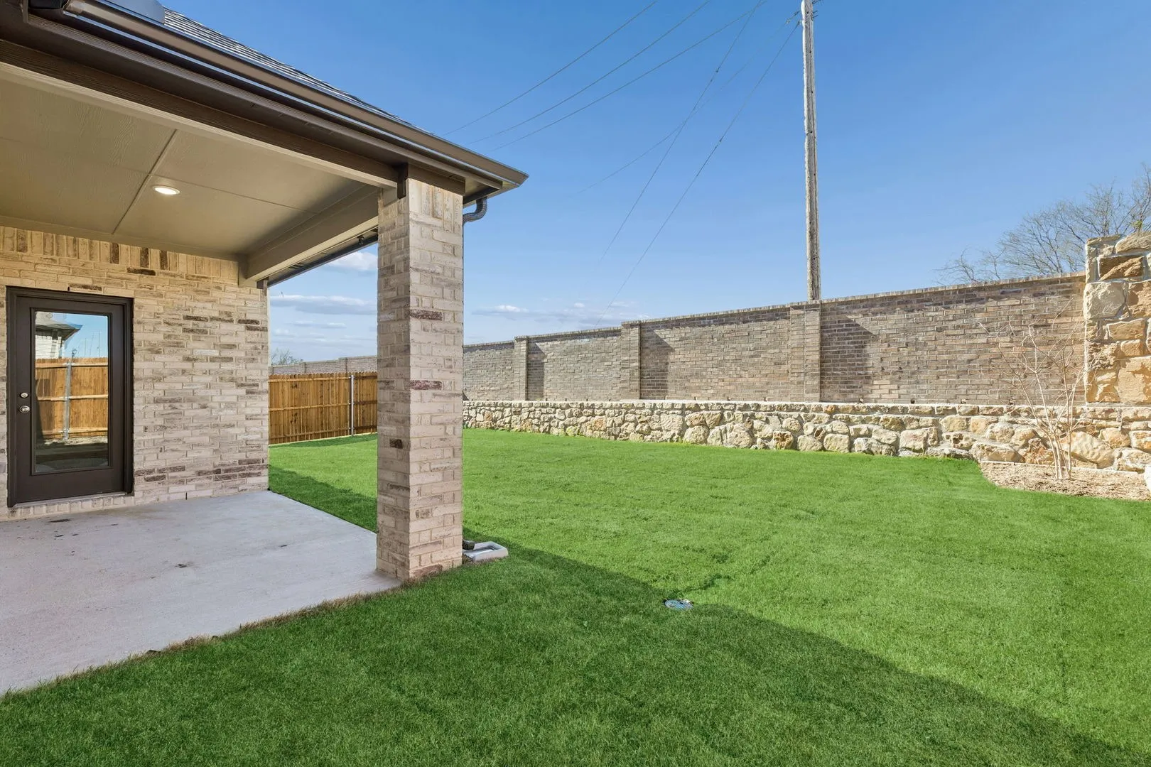 Patio in the Holden home plan – REPRESENTATIVE PHOTO