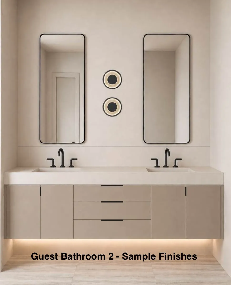 2nd Level Guest Bathroom - Sample Finishes