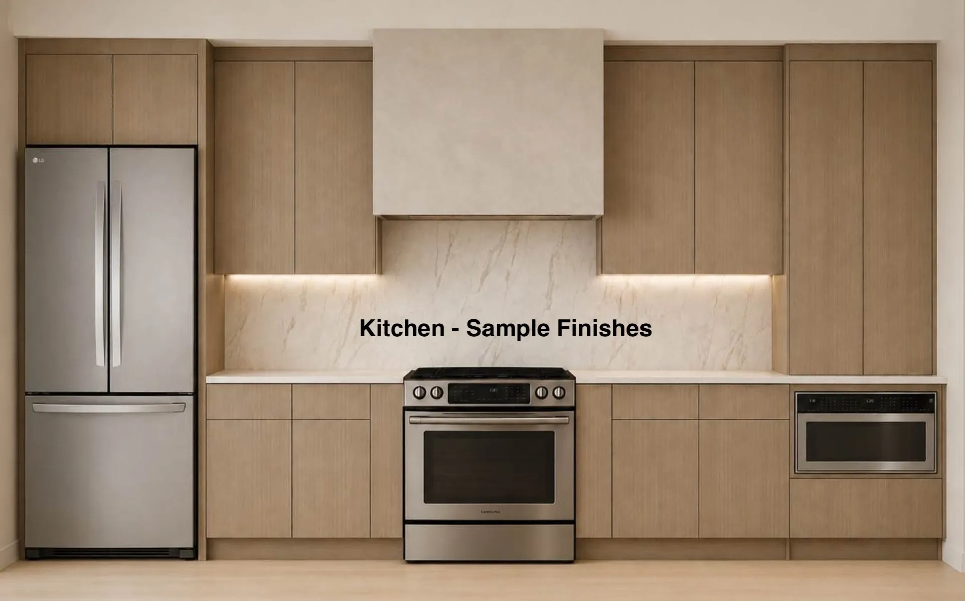 Kitchen - Sample Finishes