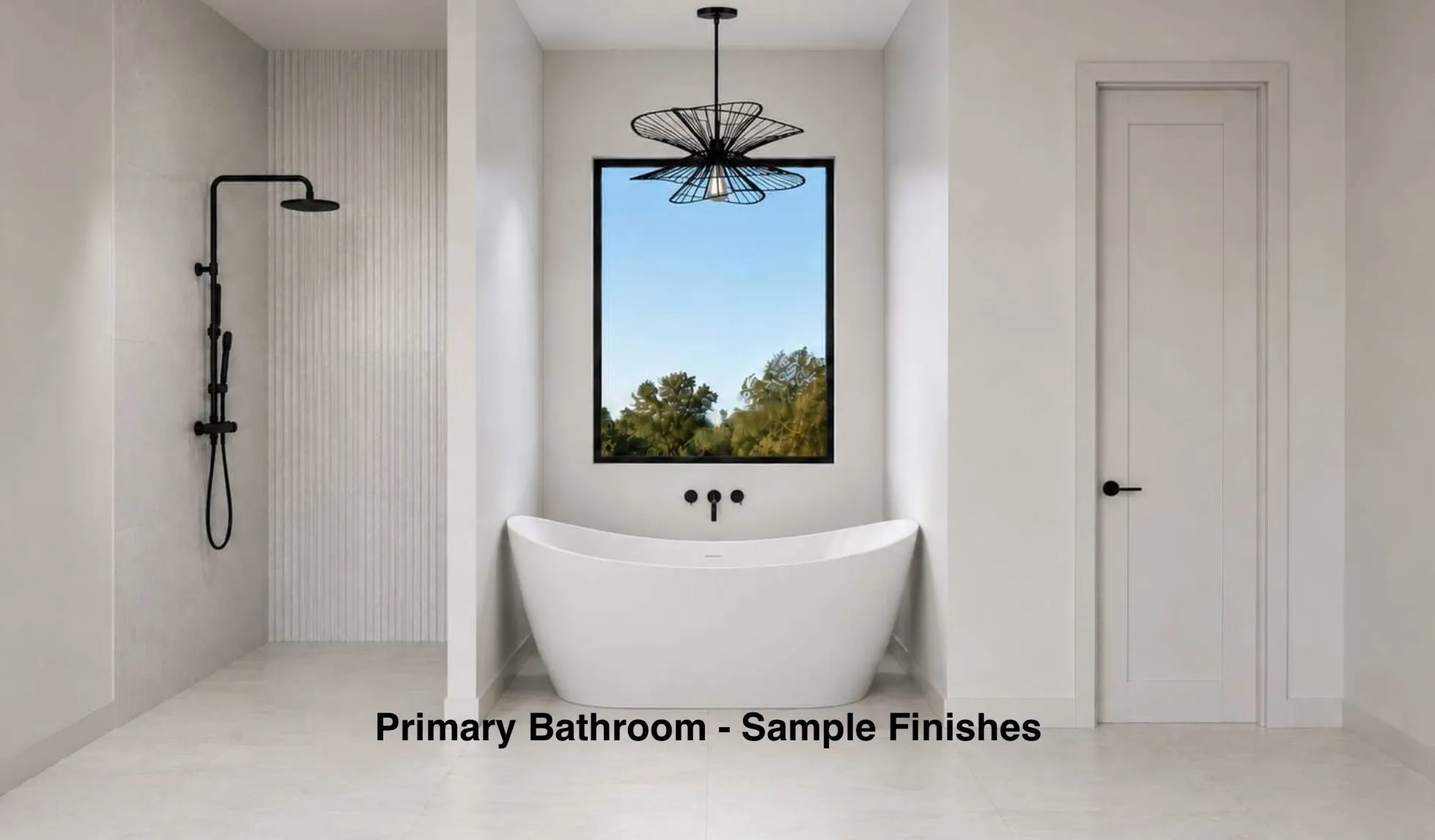 Primary Bathroom - Sample Finishes
