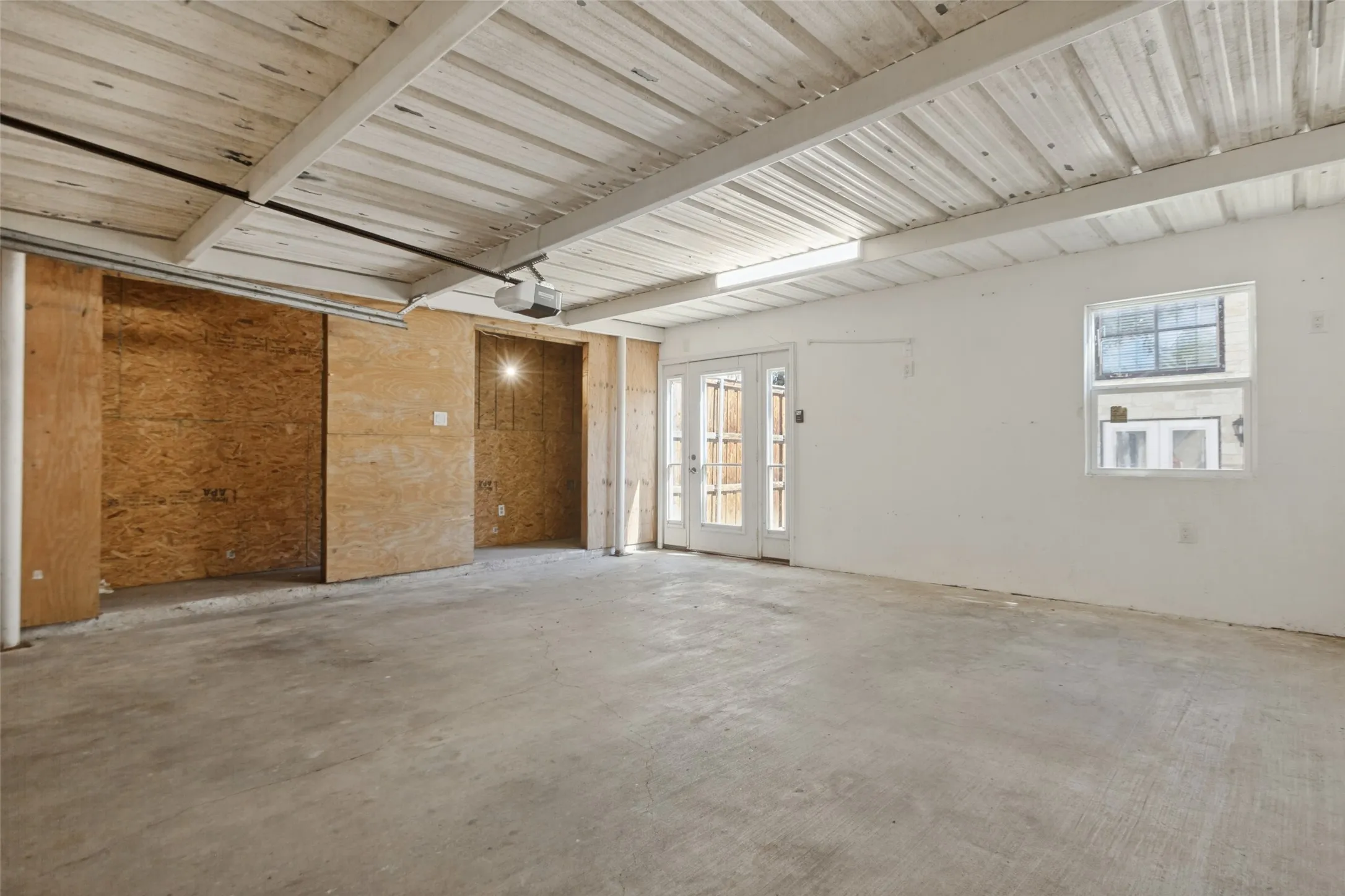 351 Vally Park Dr. - Detached garage featuring a newer garage door and opener, providing convenient parking and additional storage space.