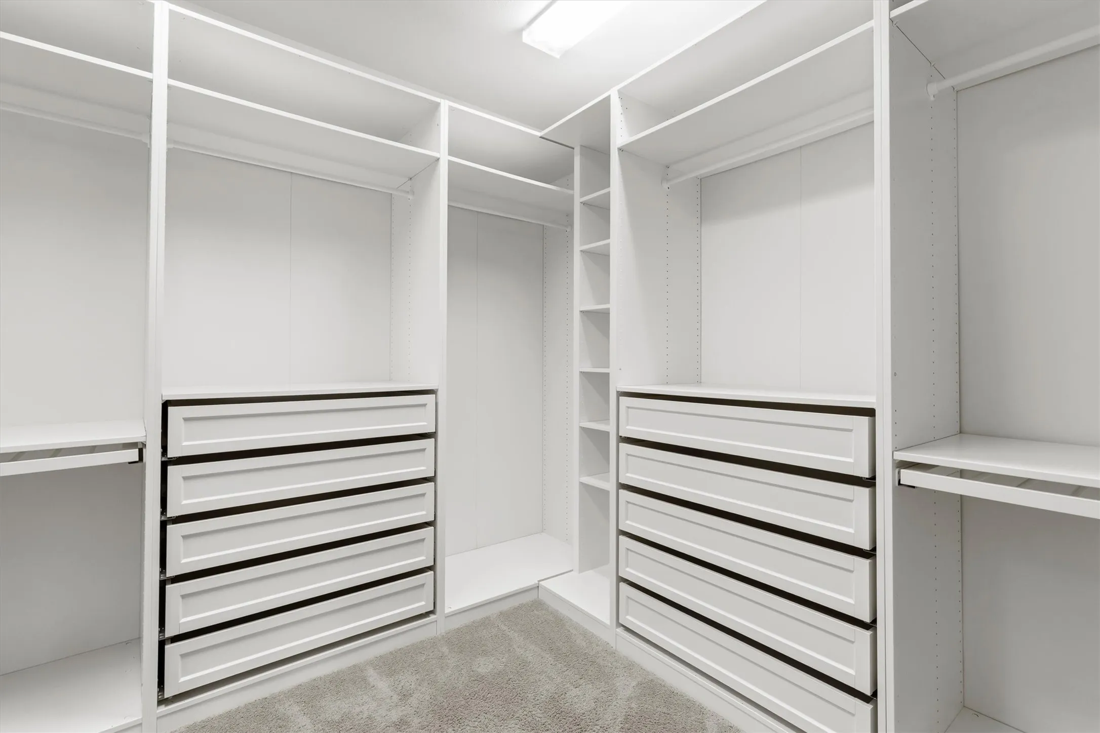 Primary closet