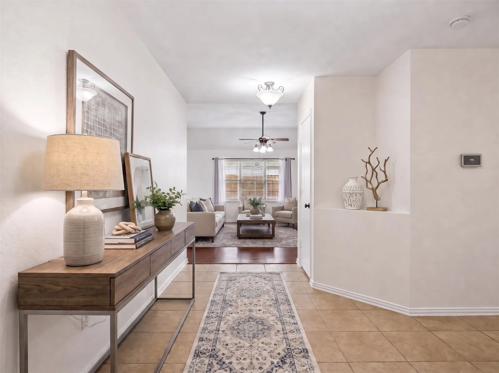 Welcoming entry with fresh, neutral finishes and move in ready appeal.
