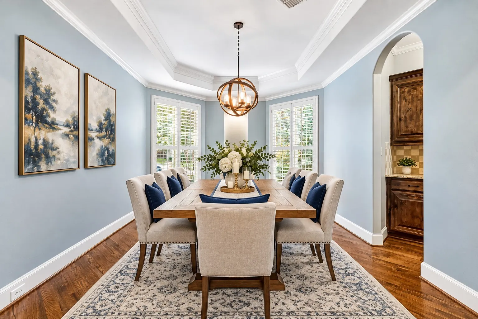 Dining Area—Virtually Staged