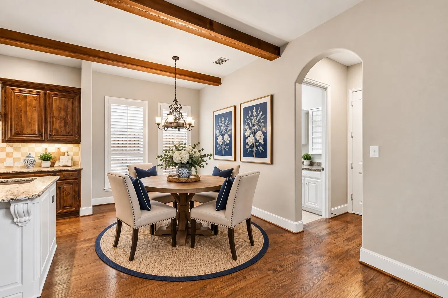 Breakfast Area—Virtually Staged