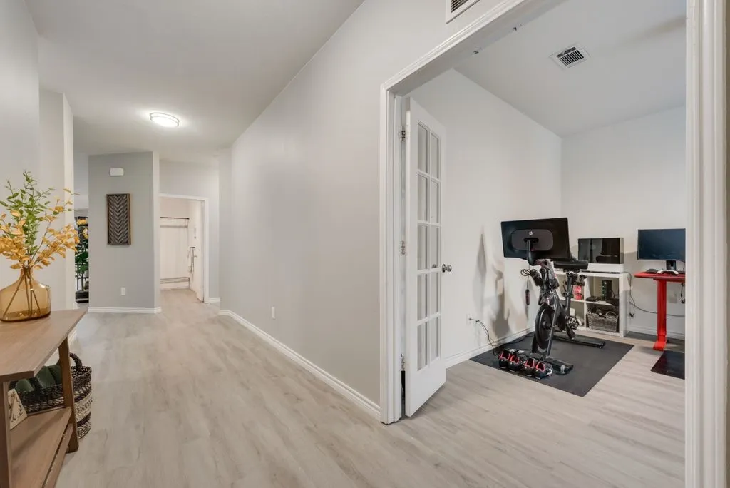 Entrance - view from front door, office immediately to the right