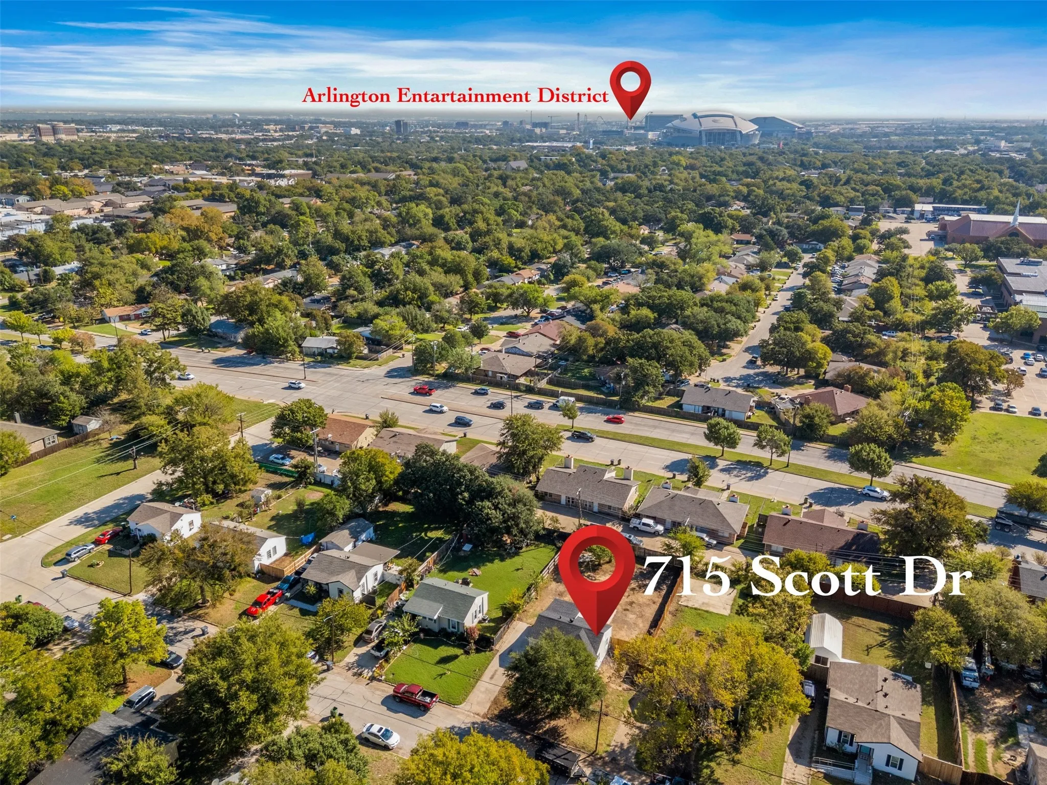 Single Family Residence For Sale in Tarrant County , 715 Scott Drive, Arlington, Texas 76012, 2 Bedroom, 1 Bathroom, Garage spaces, 768 Sqft, built in 1951, mls#21406513, Real Estate Agent in Arlington, Homes For Sale in Tarrant county, Homes For Sale in Arlington, Realtor in Arlington Texas, Real Estate Brokerage Independent Realty Texas, Luminita Cordes Realtor
