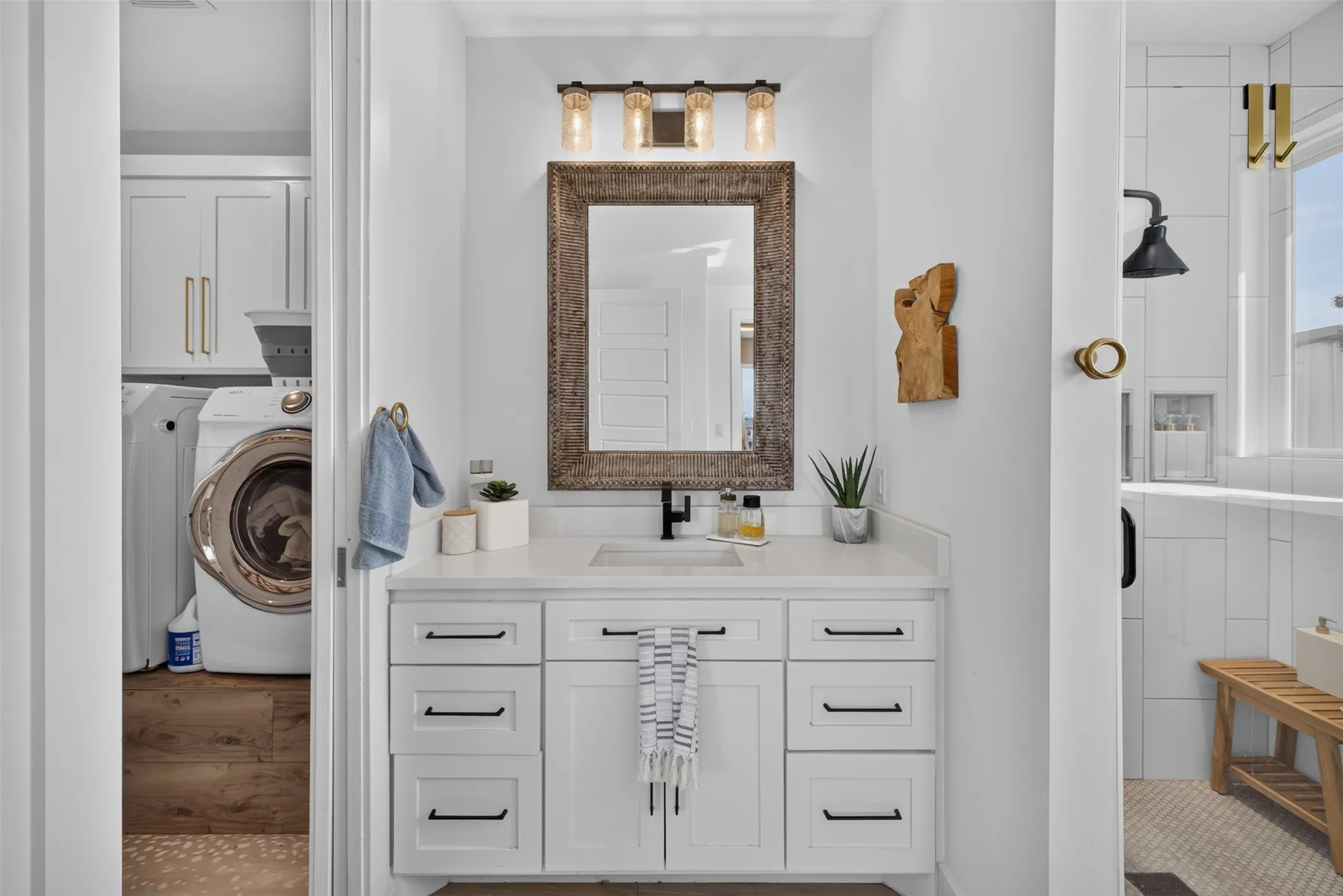 Double separate Bathroom Vanity