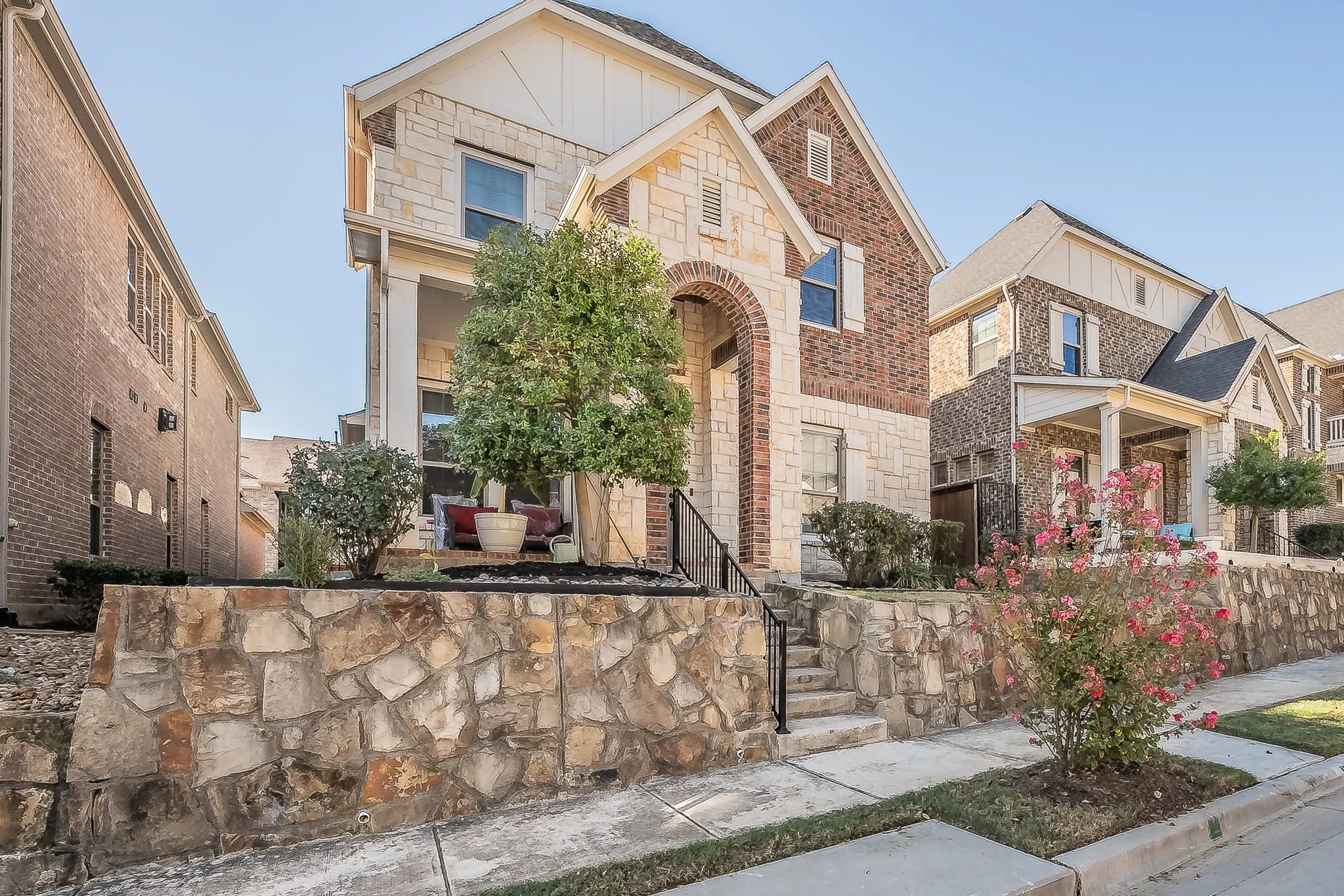 Warm and inviting front porch community