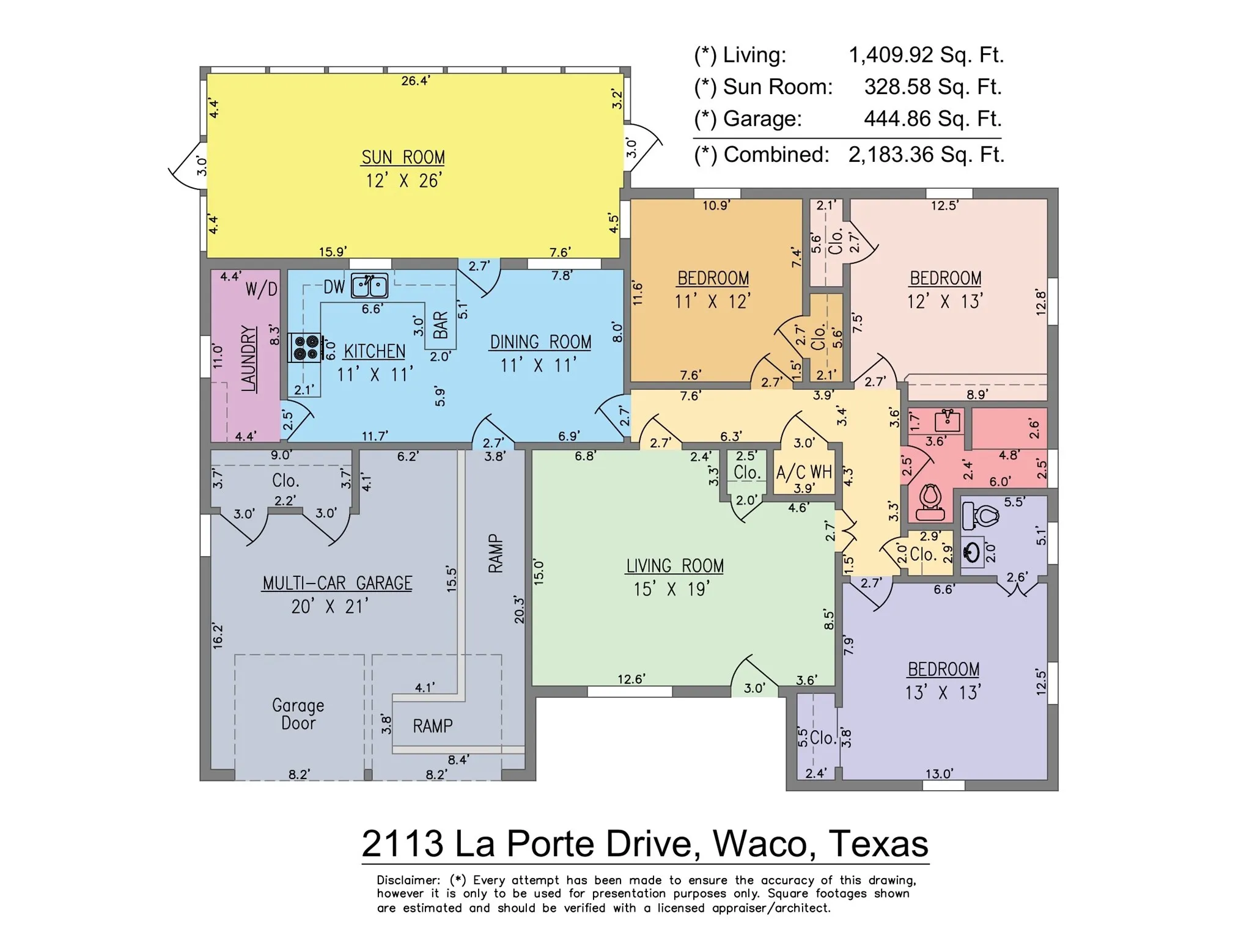 Single Family Residence For Sale in Mc Lennan County , 2113 La Porte, Waco, Texas 76710, 3 Bedroom, 2 Bathroom, 2 Garage spaces, 1,410 Sqft, built in 1950, mls#21394442, Real Estate Agent in Waco, Homes For Sale in Mc Lennan county, Homes For Sale in Waco, Realtor in Waco Texas, Real Estate Brokerage Independent Realty Texas, Luminita Cordes Realtor