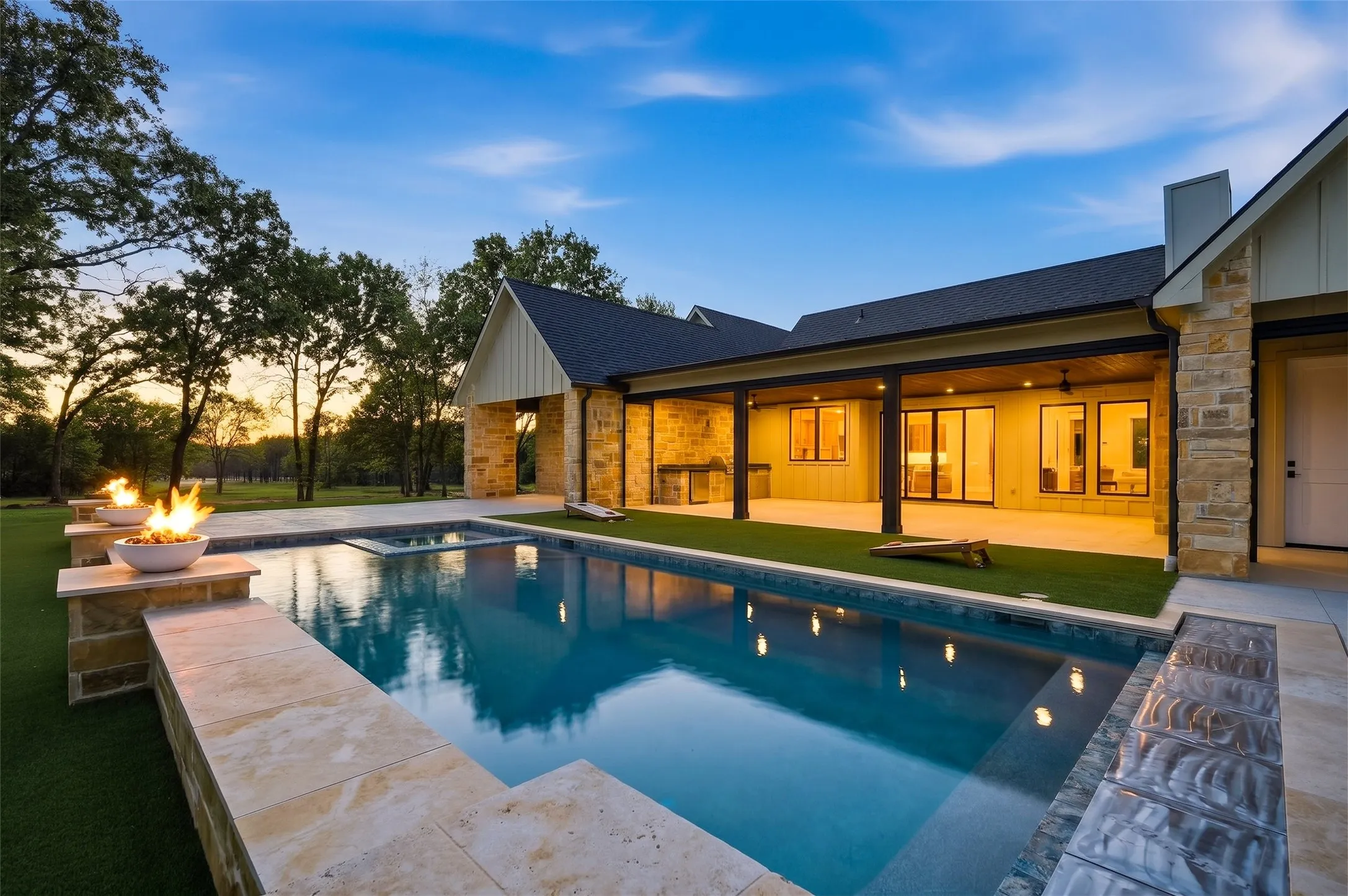 Virtually added twilight and fire bowls