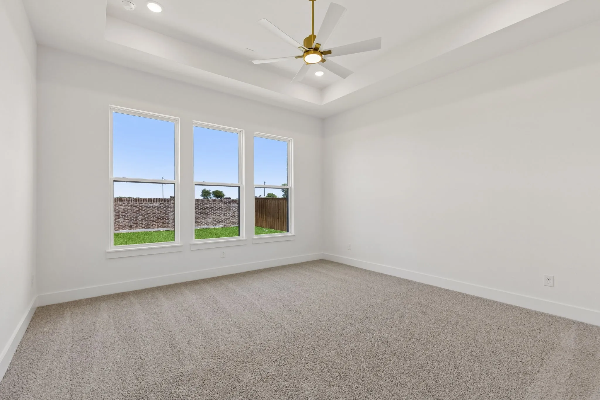 Located at the rear of the home for additional privacy, this owner's suite was designed for rest and relaxation!
